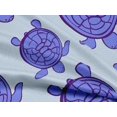 thumbnail image 4 of oneOone Rayon Medium Purple Fabric Nautical Sewing Craft Projects Fabric Prints By Yard 56 Inch Wide, 4 of 4