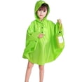 thumbnail image 2 of MIASHUI Poncho de Pluie pour Enfants Réutilisable Imperméable pour Tout-Petits Veste de Pluie, Vert, 2-3 Ans, 2 of 3