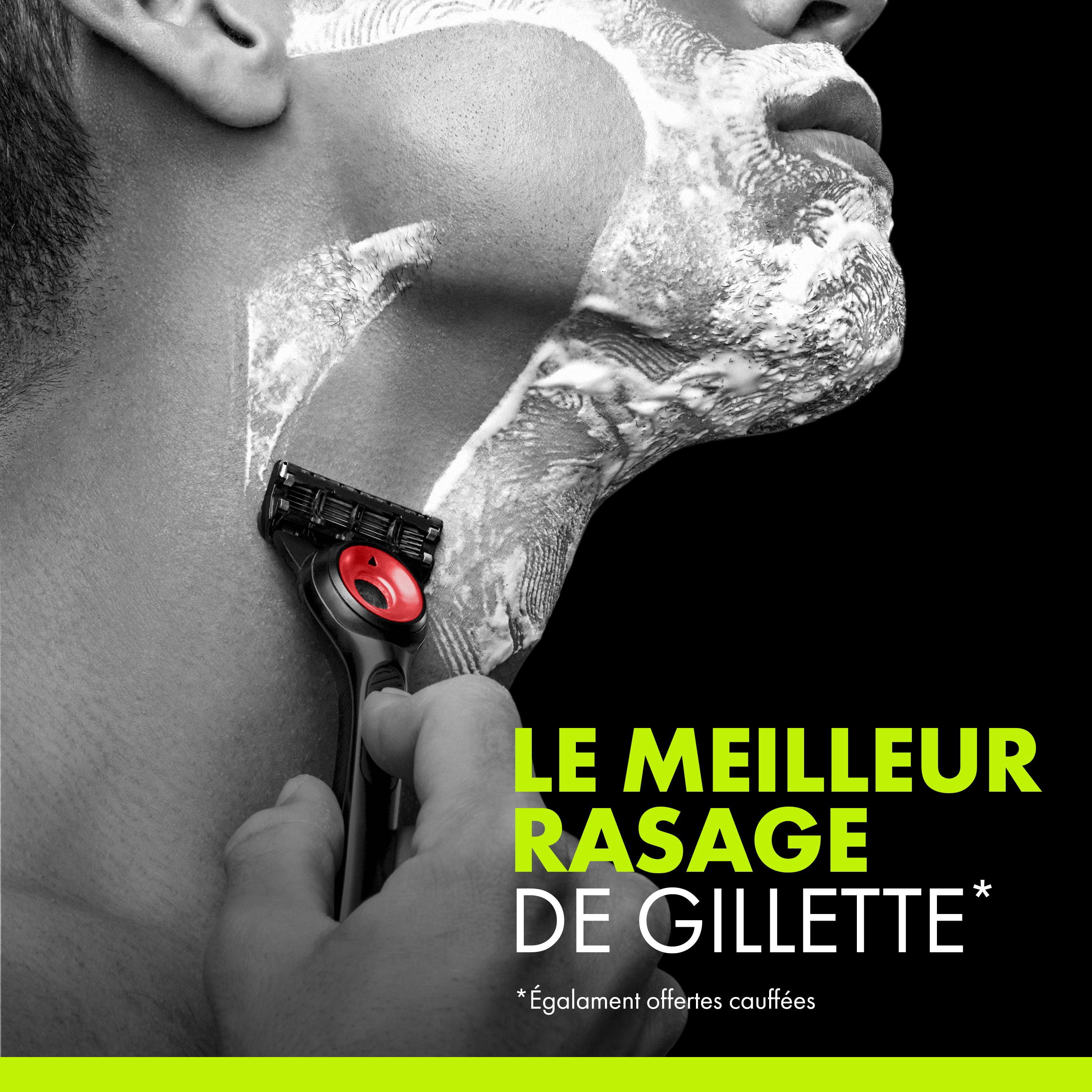 Rasoir pour hommes Gillette Labs sous licence officielle des Raptors, 1 manche, 1 cartouche de rechangeel à raser