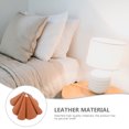 thumbnail image 4 of 1pc Indoor Leather Lampshade DIY Decor Simple Style Lampshade Lamp Cover Decor, 4 of 8