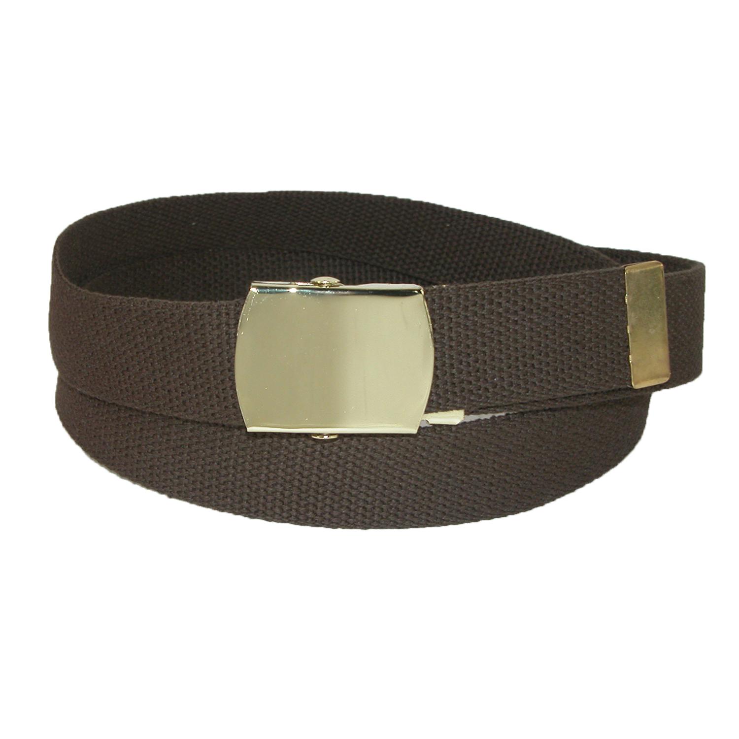 CTM® Ceinture Ajustable en Coton avec Boucle en Laiton