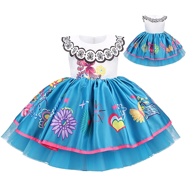 Robe de Costume pour Filles Cosplay Princess Déguisement d'Halloween