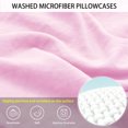 thumbnail image 3 of PiccoCasa Washed Microfiber Body Pillowcases Soft Envelope Light Pink 20" x 54", 3 of 7