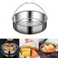 thumbnail image 4 of Stainless Steel Steamer Basket Insert Steamer for Steaming Fruit Vegetables, 4 of 7
