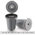 thumbnail image 5 of Tasse-filtre Réutilisable pour Cuisinart, Gris (Lot de 2), 5 of 5