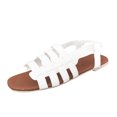 thumbnail image 1 of XZNGL Womens Sandals Solid Breathable Summer Hollow Out Flat Shoes, 1 of 9