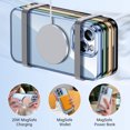 thumbnail image 2 of Dteck MagSafe Compatible with iPhone 15 Pro Case, Magnetic Clear Case for iPhone 15 Pro, Slim Plating Edge Soft TPU Cover Shockproof Phone Case 6.1 Inch,Blue, 2 of 4