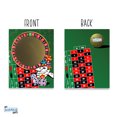 thumbnail image 3 of Make Your Own DIY Scratch Off ScratchNotes 20 Pack 3x4 Note cards Stickers casino Night Roulette, 3 of 6