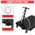thumbnail image 2 of QinaQin 18-Gallon Oil Pan with Pump, Low-Profile Oil Change Pan, Foldable Handle and Wheels, 8-Foot Hose, Suitable for Oil Collection Vehicles In Cars, Suvs and Trucks, 2 of 8