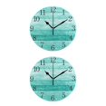thumbnail image 3 of mmirethe Unique Style Round Wall Clock Timeless For Any Space Durable Construction Decorative Wall Clock As Shown type 8 2Set, 3 of 6