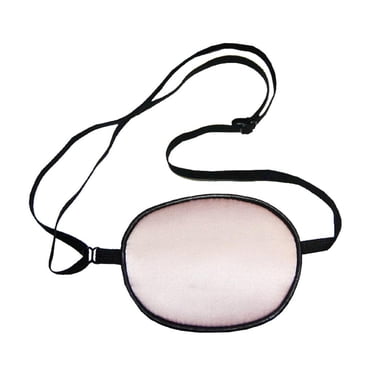 crativent Elastic Silk Eye Patch for Adults Strabismus Light Lazy Eye Pink