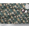 thumbnail image 2 of Soimoi Viscose Chiffon Fabric Monstera Leaf & Floral Print Fabric by The Yard 42 Inch Wide, 2 of 5