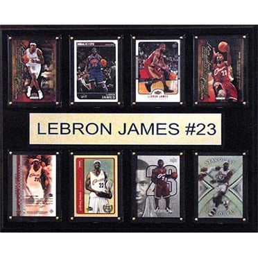 CandICollectables 1215LEBRON8C NBA 12 x 15 in. LeBron James Cleveland Cavaliers 8-Card Plaque