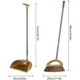 thumbnail image 4 of LAICAIW Broom with Dustpan Combo Set, Broom and Dustpan Set, Heavy Duty Dust Pan and Broom with Long Handle, Broom and Dustpan Combo for Home Lobby Floor with A Comb-Shaped Filter, 4 of 7