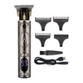 thumbnail image 2 of Men Hair Clippers with LCD Display Cordless Barber Clipper Hair Cutting Kit Beard Trimmer Haircut Grooming Set T-Blade Trimmer USB Electric Beard Trimmer, 2 of 7