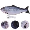 thumbnail image 2 of Jouet Interactif pour Chat Chasse aux Poissons Peluche Bleue 1Pcs Jeu Intérieur, 2 of 6