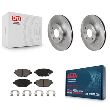 CMX Front Disc Brake Rotors and Ceramic Pads Kit for Car 2016-2022 Chevrolet Spark K8C-100132