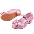 thumbnail image 4 of DPTALR Baby Girls Pearl Crystal Bowknot Sandals Bling Princess Shoes, 4 of 4