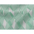 thumbnail image 4 of oneOone Viscose Jersey Fabric Parallelogram & Triangle Geometric Print Fabric By The Yard 60 Inch Wide, 4 of 5