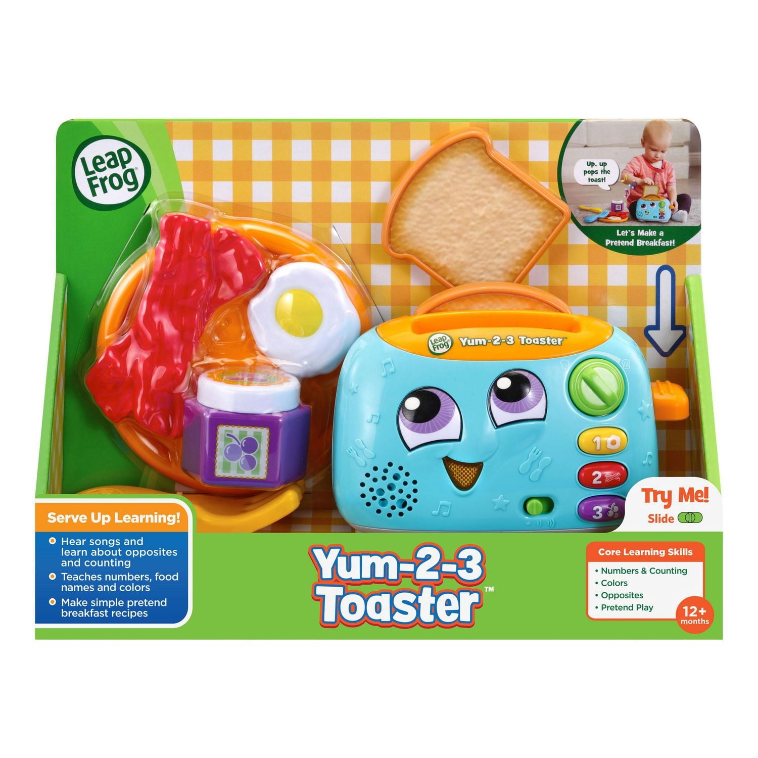 LeapFrog Yum-2-3 Toaster™ - Le jouet d'apprentissage ludique et imaginatif - Version anglaise