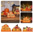 thumbnail image 2 of JJKBVCLO 1 PC Tanksgiving Decorations For Table Thanksgiving Tabletop Centerpieces Turkey Pumpkin Decorative Wooden Signs Give And Thanks Party Thanksgiving Autumn Fall Table Decor, 2 of 7