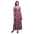 thumbnail image 1 of Bimba Robe Longue d'Été Sans Manches à Imprimé Teinture sur Nœuds Décontractée de Plage à Fleurs pour Femme - Petit, 1 of 6
