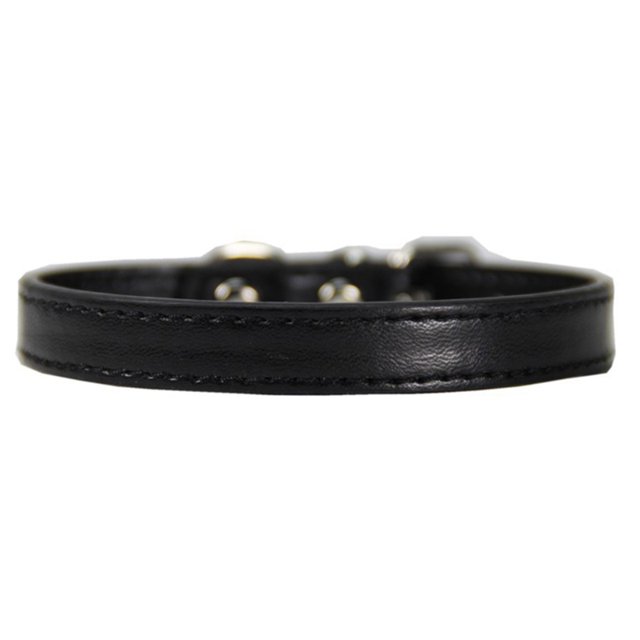 Faux Leather Collar Metal Buckle Pet Collar Adjustable Pet Collar for Small Dogs