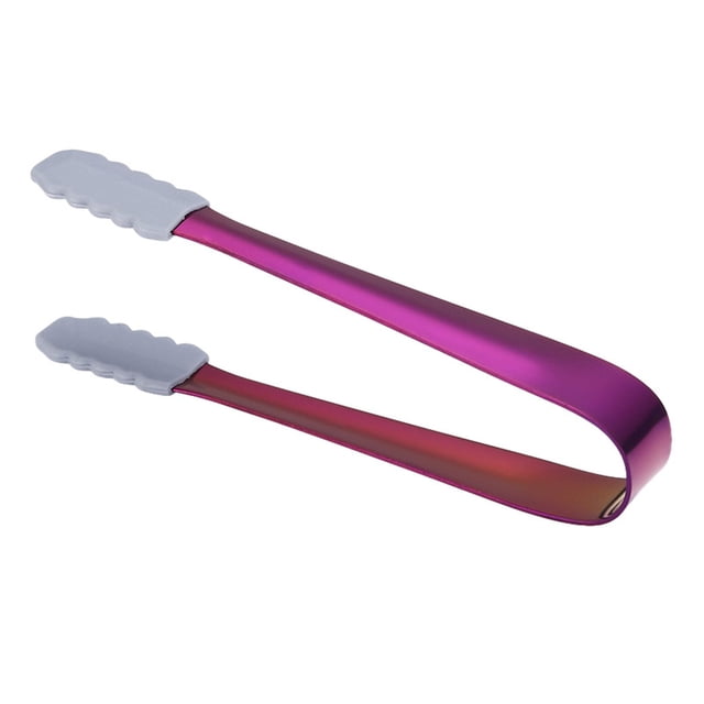 Harpily Chip Clips Creative Silicone Clip Stainless Steel Handle And Hand Shaped Designed Silicone Tongs Creative Kitchen Gadgets For Sweets Ice Cube Spices Sugar Barbecue