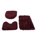 thumbnail image 4 of Dvkptbk 3 Bathroom Rugs, -Slip Chenille Bath Rug, Super Absorbent Luxury Bath Mats Set, Plush Carpet for Tub, Shower, Bath Room,Machine Washable(Khaki,Red,Pink,Wine), 4 of 9