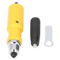 thumbnail image 3 of Adaptateur de Rivet, Compatibilité Jaune Ergonomique en Acier Allié Outil de Rivetage Poignée en Plastique pour DIY, 3 of 8