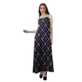 thumbnail image 2 of Moomaya All Over Printed A Line Sleeveless Womens Summer Party Dresses, 2 of 4