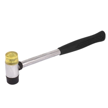 Unique Bargains Marteau Maillet en Caoutchouc à Double Tête 7oz 25mm Antidérapant Outil à Main