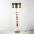 thumbnail image 2 of Antique Gold And Black Floor Lamp, 2 of 2