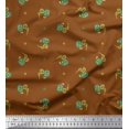 thumbnail image 1 of Soimoi Velvet Fabric Square & Floral Artistic Decor Fabric Printed Yard 58 Inch Wide, 1 of 1