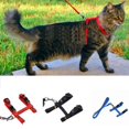 thumbnail image 3 of Pet Cats Adjustable Breathable Vest Harness Kittens Chest Strap with Leash No Hurtpet Traction Rope, 3 of 3