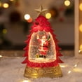 thumbnail image 3 of Aodebiao LED Christmas Tree Night Light Desktop Decor with Glass Cover Holiday Scene Layout Battery Powered Festive Glowing Home Office Decoration Gift, 3 of 5