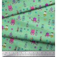 thumbnail image 3 of Soimoi Rayon Fabric Cartoon Machine & Gear Parts Hardware Decor Fabric Printed Yard 42 Inch Wide, 3 of 3