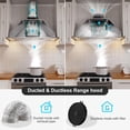 thumbnail image 2 of Brano 36-Inch Built-in Range Hood Insert, Voice/Gesture/Touch Control, 900 CFM, 4-Speed, Ducted/Ductless, Adjustable Lights, 2 of 11