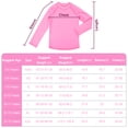 thumbnail image 3 of BIG ELEPHANT 3 Pack Kids Rash Guard Swim Shirt UPF 71+ Long Sleeve Rashguard Swimwear Surf Tops Sun Protection for Boys Girls, 3 of 5