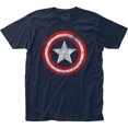 thumbnail image 1 of Captain America Marvel Comics Bouclier Usé T-Shirt Ajusté Adulte, 1 of 2