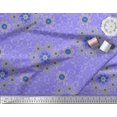thumbnail image 3 of Soimoi Velvet Fabric Floral & Paisley Decorative Print Sewing Fabric Yard 58 Inch Wide, 3 of 3