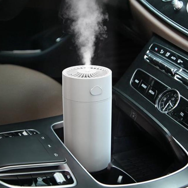 SuoKom Humidifiers for Bedroom Large Room,400Ml Smart Humidity Sensor Cool Mist Humidifiers, Auto Shut Off Easy to Clean Humidifiers for Baby Home , Essential Oil