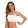 thumbnail image 2 of Eyewear Storage 38hh Strapless Bra Womens Non Padded Bandeau Bra Wire Strapless Convertible Bralettes Basic Layer Top Bra, 2 of 4