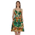 thumbnail image 1 of Moomaya Printed Adjustable Spaghetti Strap Dress For Women Summer Midi Dress with Pockets, 1 of 4