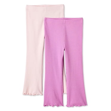 Lot de 2 leggings à jambe évasée George pour petites filles