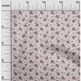 thumbnail image 2 of oneOone Polyester Spandex Dark Rose Brown Fabric Florals Sewing Craft Projects Fabric Prints By Yard 56 Inch Wide, 2 of 4