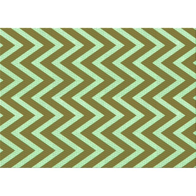 Ahgly Company Machine Washable Indoor Rectangle Transitional Light Green Area Rugs, 7' x 10'