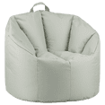 thumbnail image 1 of Bouclair Green Canvas Bean Bag, 1 of 10