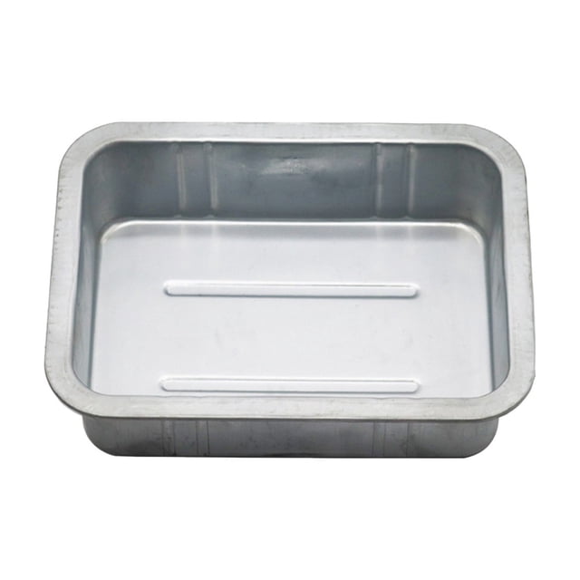 Car Cleaning Wipes,Large Medium and Small-Sized Thickened Car Maintenance Oil Pan Waste Engine Oil Oil Pan Parts Cleaning Pan Iron Galvanized Oil Pan,Oil Pans for Changing Oil
