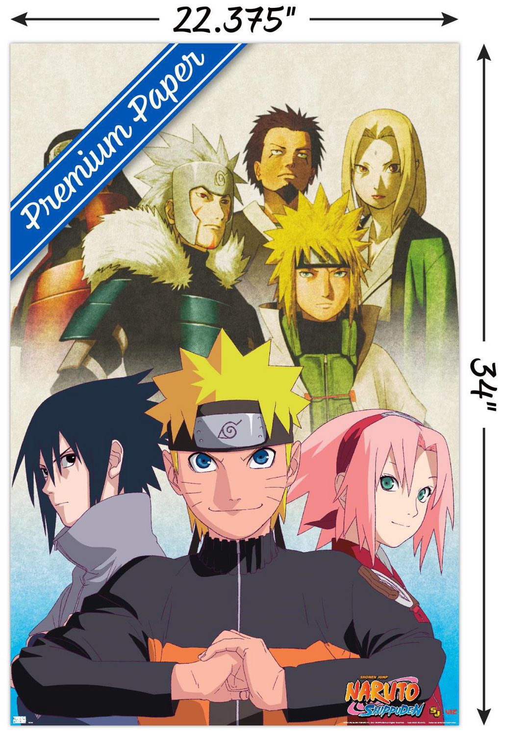Naruto Shippuden - Key Art Wall Poster